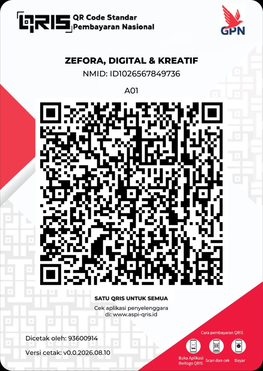 QRIS Zefora